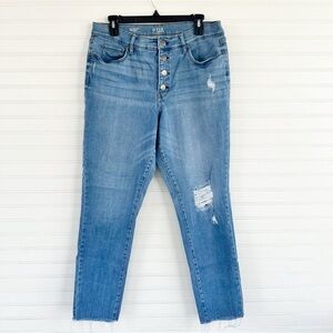 Ana, high-rise skinny jeans size 14